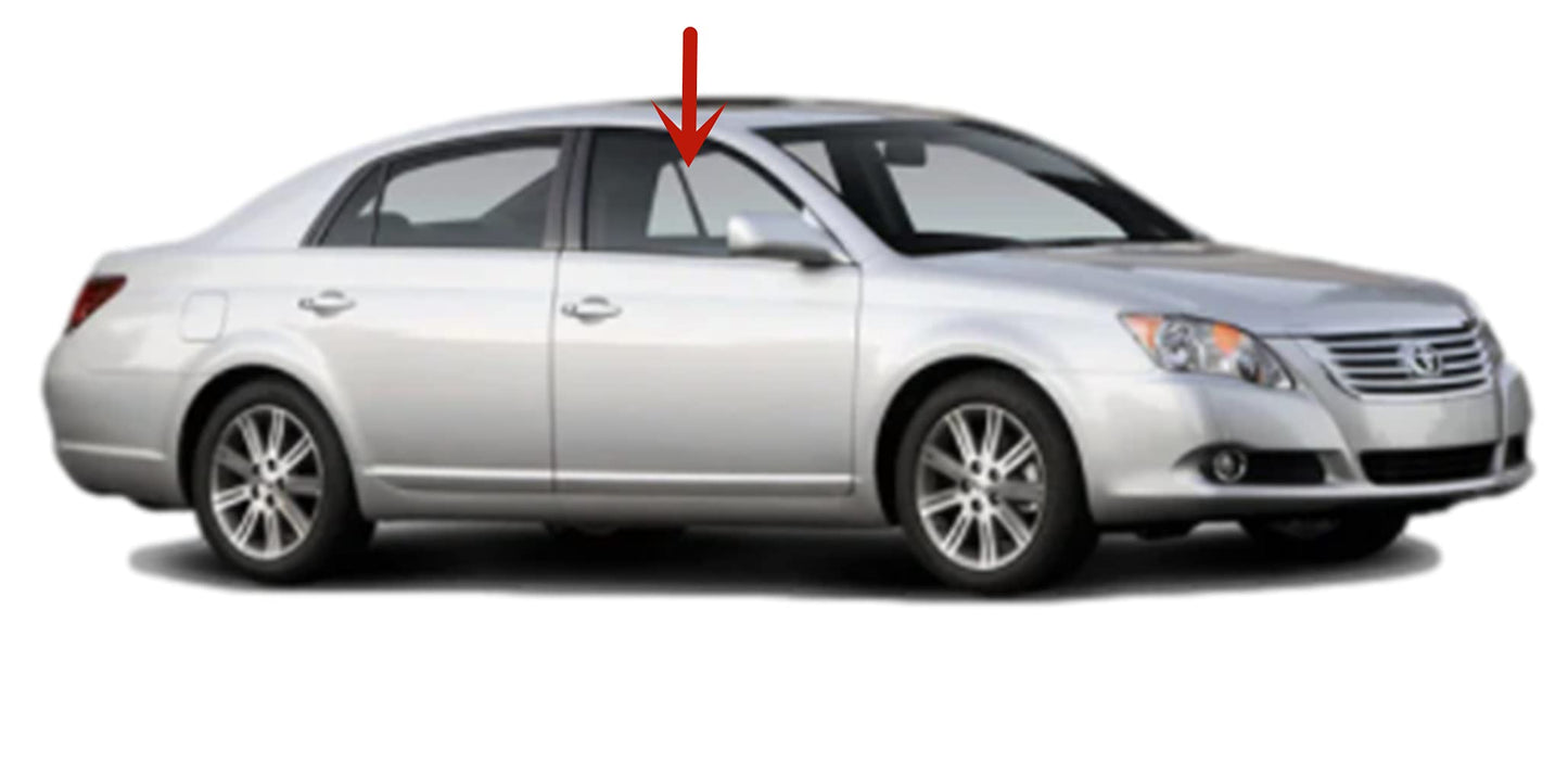 Passenger Right Side Front Door Window Door Glass Compatible with Toyota Avalon 2005-2012 Models