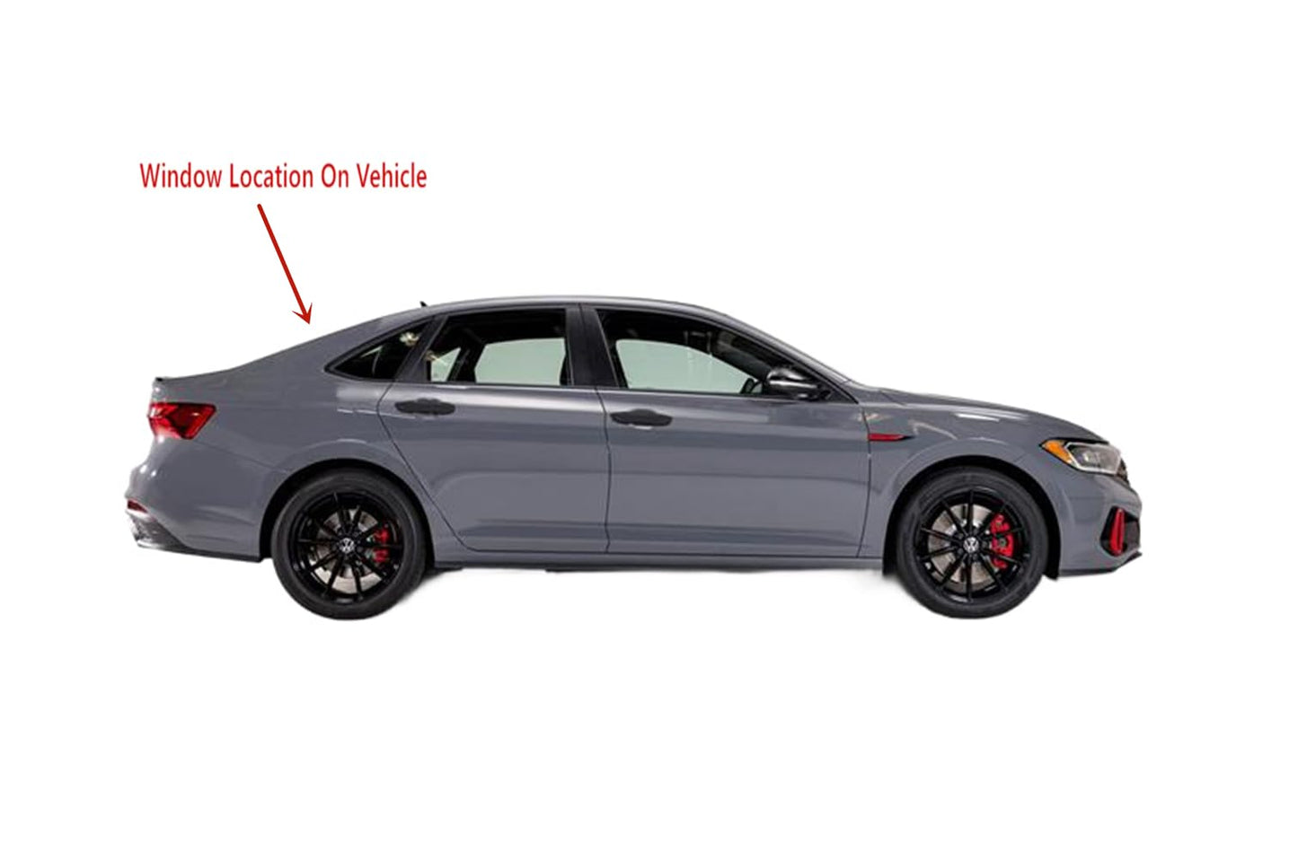 Heated Rear Back Window Back Glass Compatible with Volkswagen Jetta 2019-2025 Models