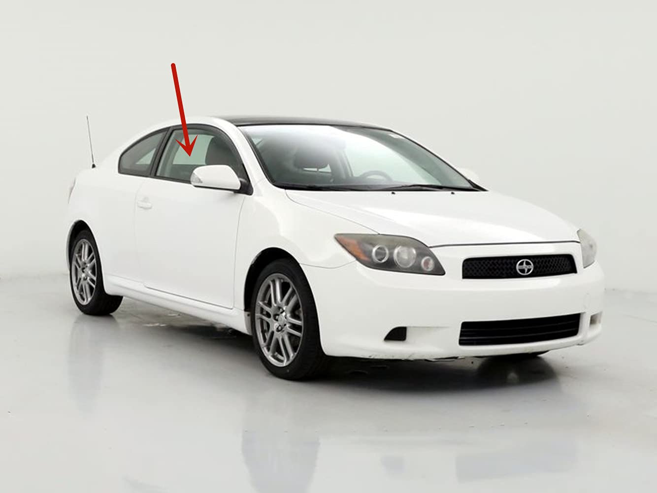 Passenger Right Side Door Window Door Glass Compatible with Scion TC 2 Door Coupe 2005-2010 Models