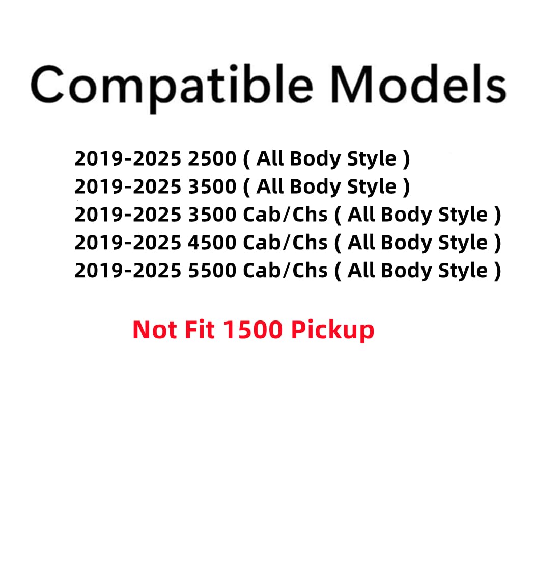 Laminated Passenger Right Side Door Window Door Glass Compatible with Ram 2500 3500 4500 5500 Pickup 2019-2025 Model