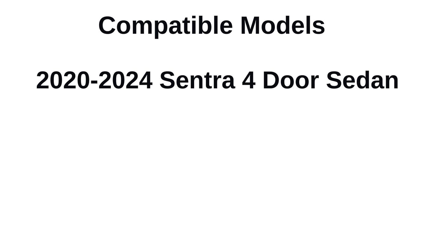 Driver Left Side Front Door Window Door Glass Compatible with Nissan Sentra 2020-2024 Models