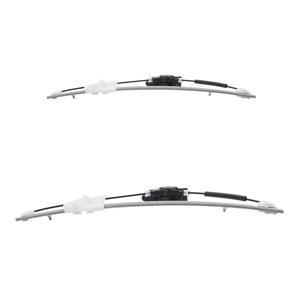 Driver Side Front and Rear Power Window Regulators with Motor Compatible with 2007-2015 Mazda CX-9