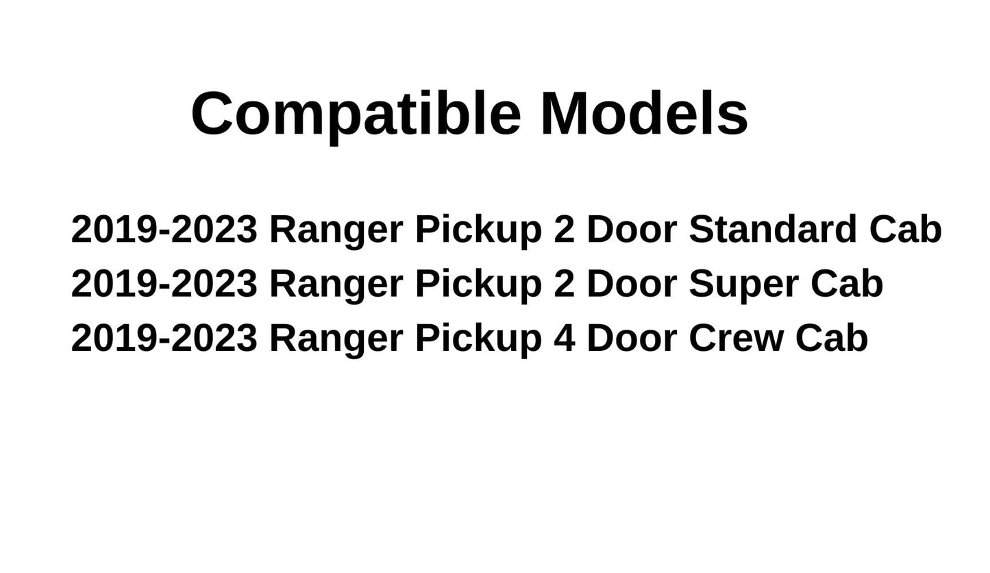 Heated Privacy Stationary Back Window Back Glass Compatible with Ford Ranger Pickup 2019-2023 Models