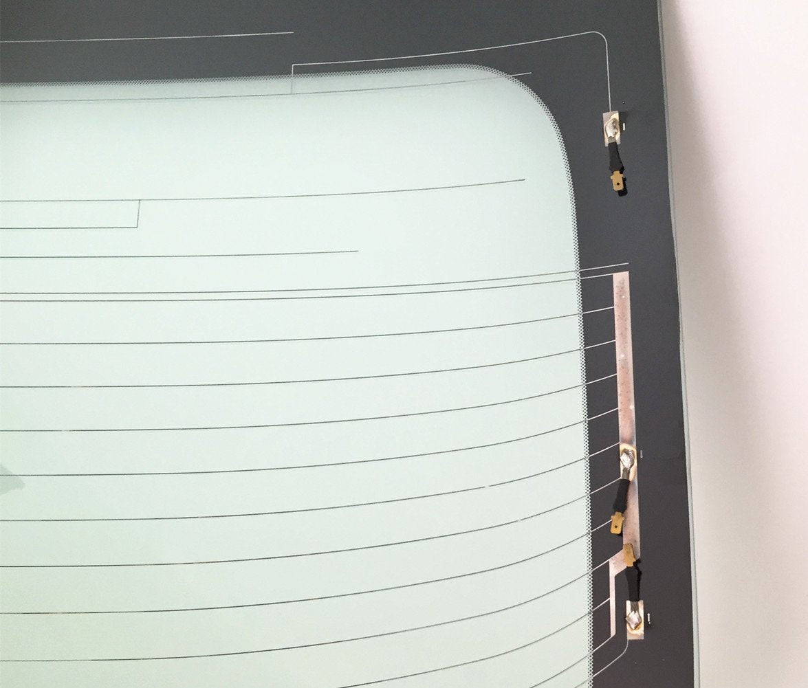 Heated Back Window Back Glass Compatible with Infiniti G35 G37 G25 4 Door Sedan 2007-2013 Models / Q40 4 Door Sedan 2015-2016 Models