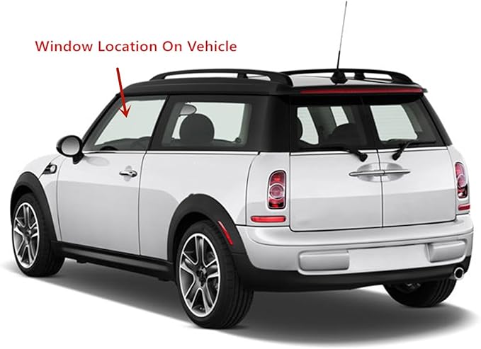 Driver Left Side Door Window Door Glass Compatible with Mini Cooper Clubman 2 Door Hatchback 2008-2014 Models