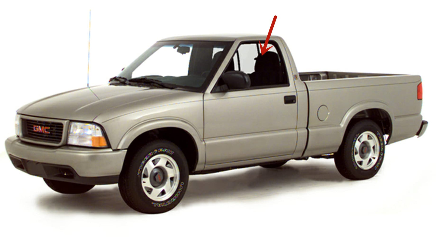 Driver Left Side Front Door Window Door Glass Compatible with Chevrolet S10 Pickup/GMC Sonoma S15 Pickup 1994-2005 Models