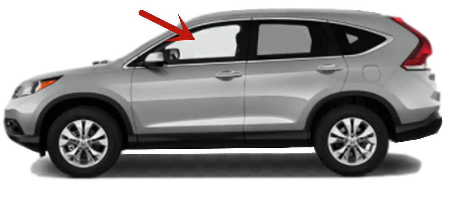 Driver Left Side Front Door Window Door Glass Compatible with Honda CR-V 2012-2016 Models
