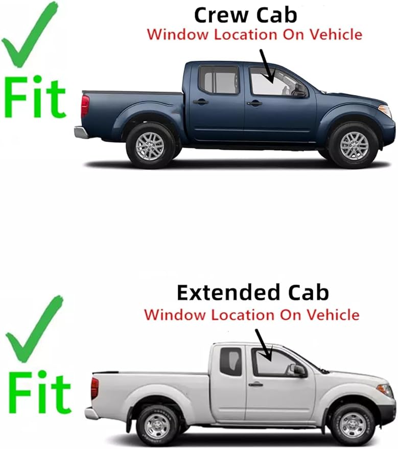 Passenger Right Side Front Door Window Door Glass Compatible with Suzuki Equator 2009-2012 Models/Nissan Frontier Pickup 2005-2021 Models