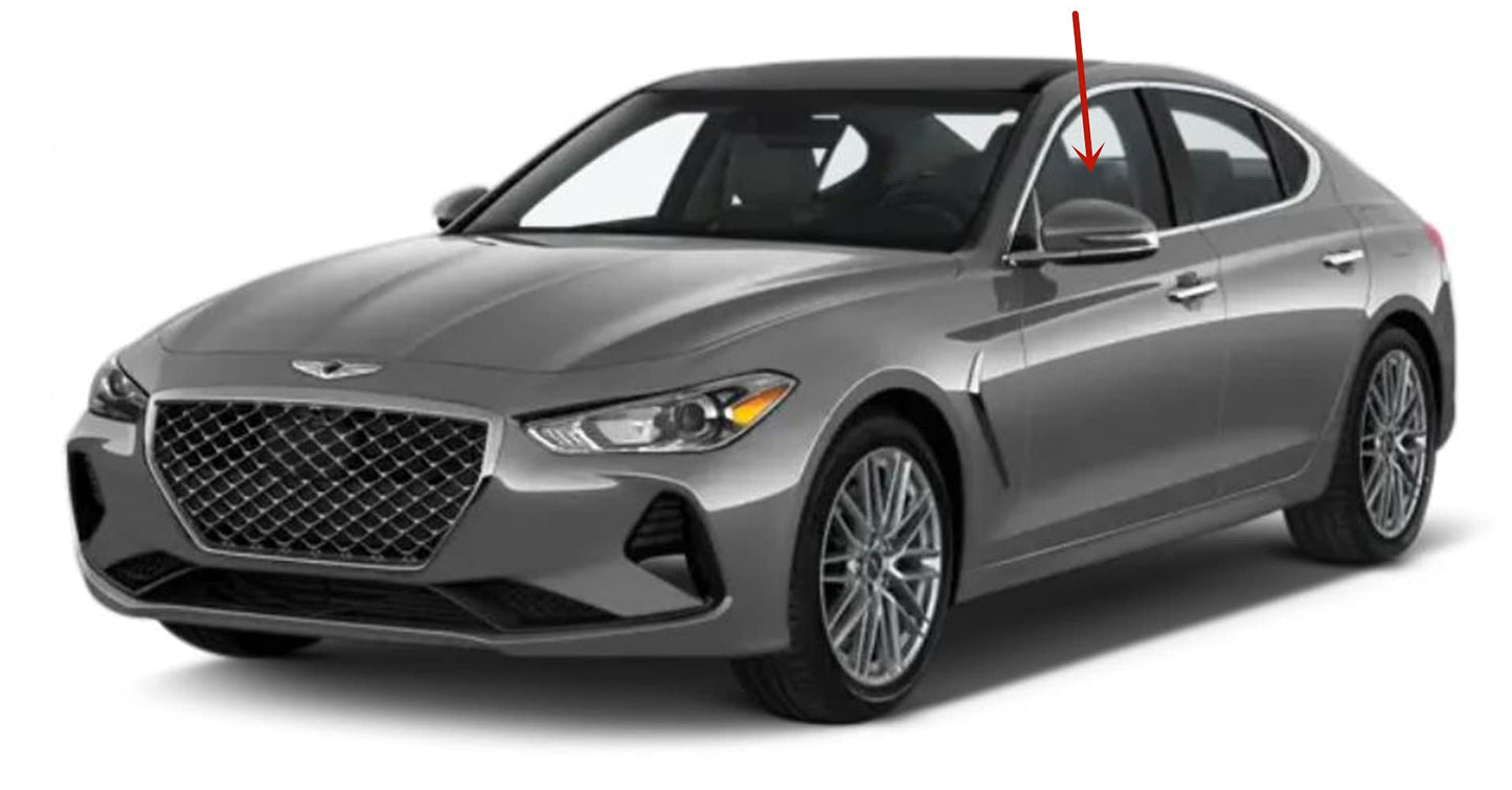 OEM Made Driver Left Side Front Door Window Door Glass Compatible with Genesis G70 2019-2023 Models