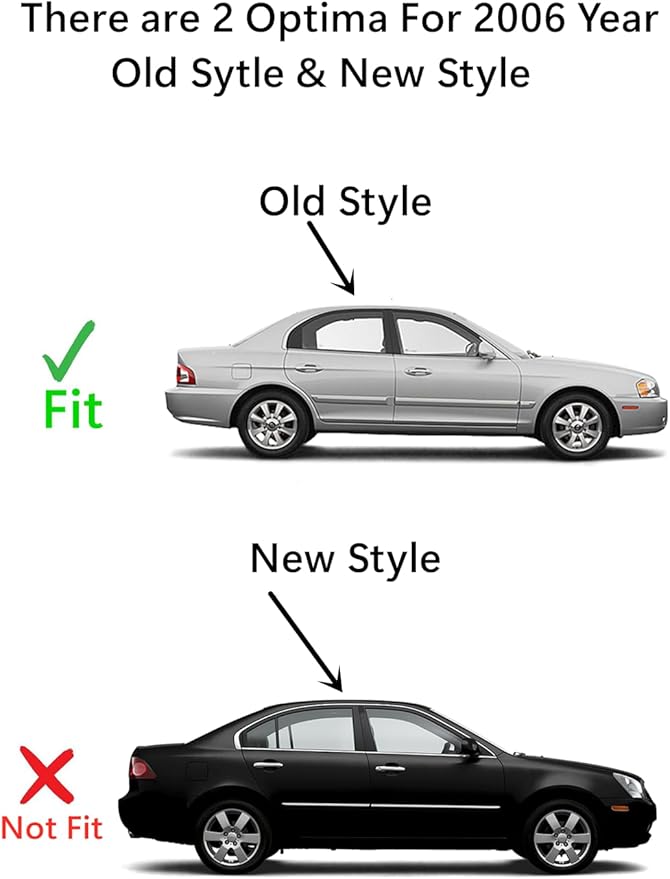 Heated Rear Back Window Back Glass Compatible with Kia Optima 2001-2006 Models