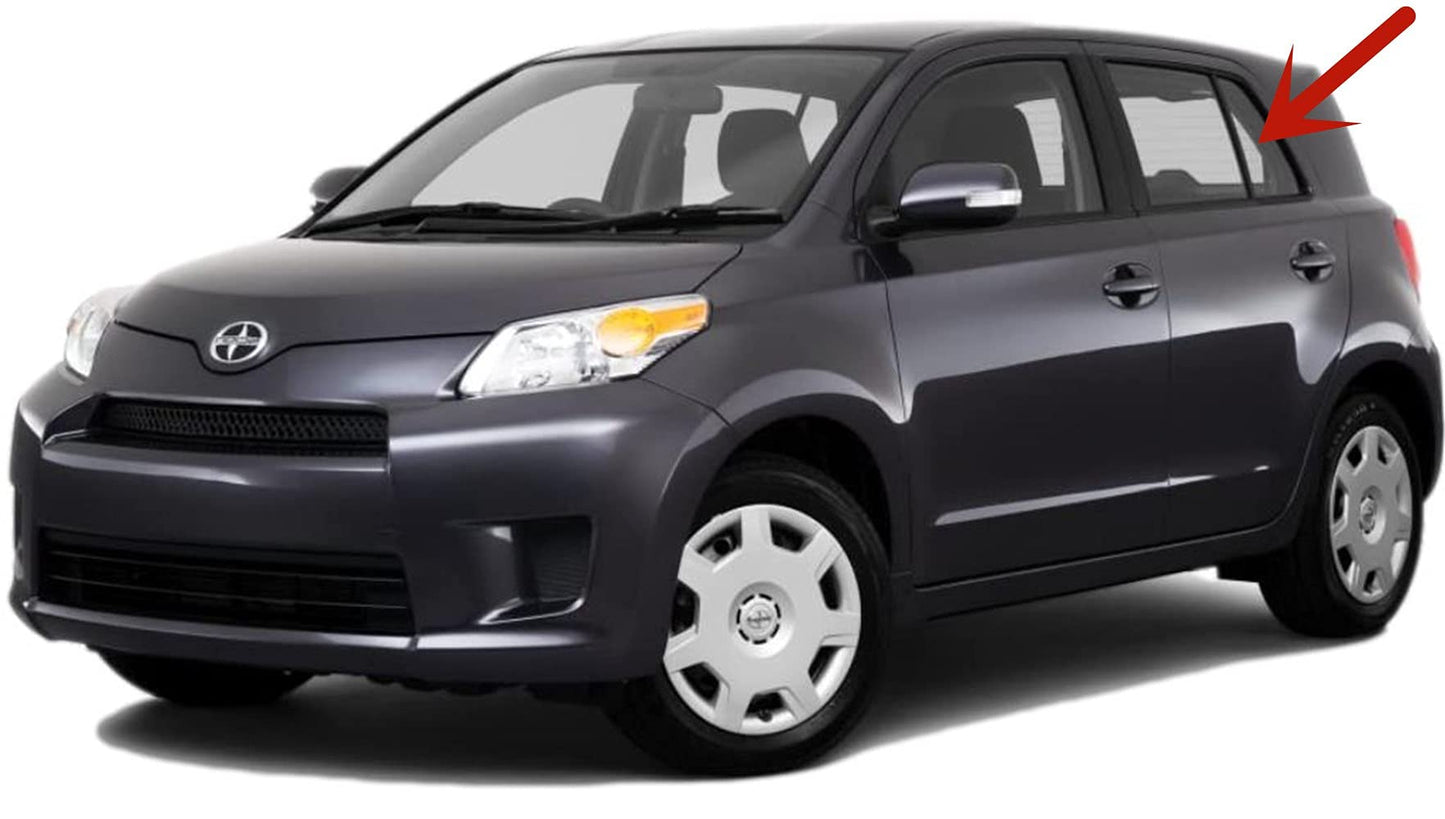 Driver Left Side Vent Window Vent Glass Compatible with Scion XD 4 Door Hatchback 2008-2014 Models
