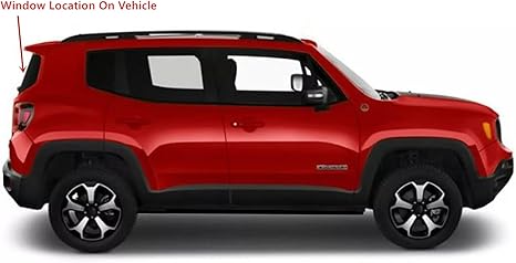 Heated Back Tailgate Window Back Glass Compatible with Jeep Renegade 2015-2023 Models