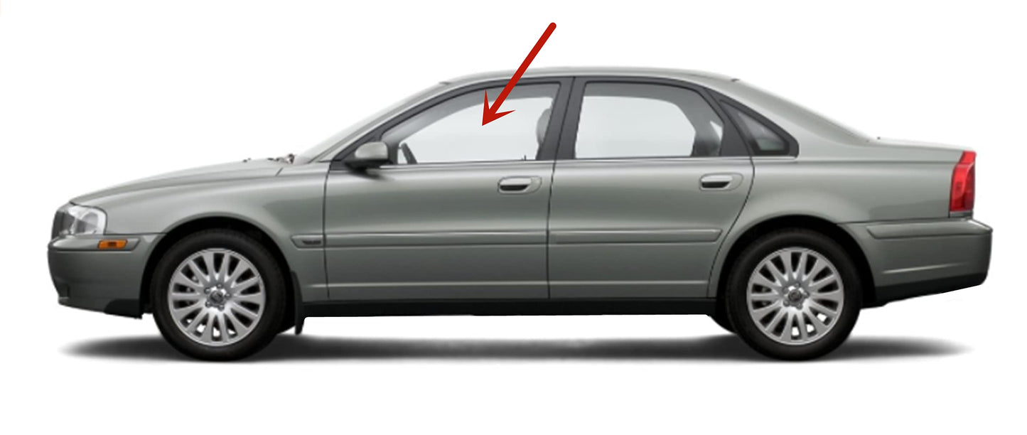 Laminated Driver Left Side Front Door Window Door Glass Compatible with Volvo S80 4 Door Sedan 1999-2006 Models