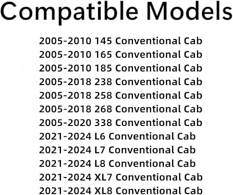 Passenger Right Side Front Door Window Door Glass Compatible with Hino 145 165 185 238 258 268 2005-2018 338 2005-2020 L6 L7 L8 XL7 XL8 2021-2024 Models