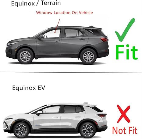 Driver Left Side Front Door Window Door Glass Compatible with GMC Terrain/Chevrolet Equinox 2018-2024 Models