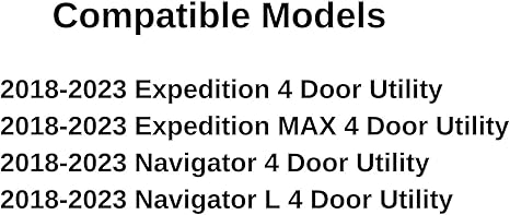 Laminated Passenger Right Side Rear Door Window Door Glass Compatible with Ford Expedition/Lincoln Navigator 2018-2024 Models
