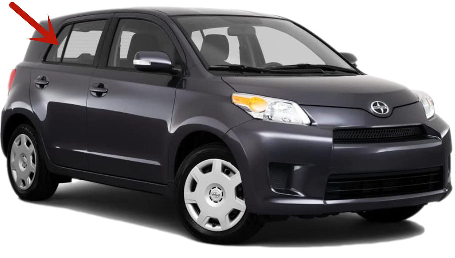 Passenger Right Side Vent Window Vent Glass Compatible with Scion XD 4 Door Hatchback 2008-2014 Models