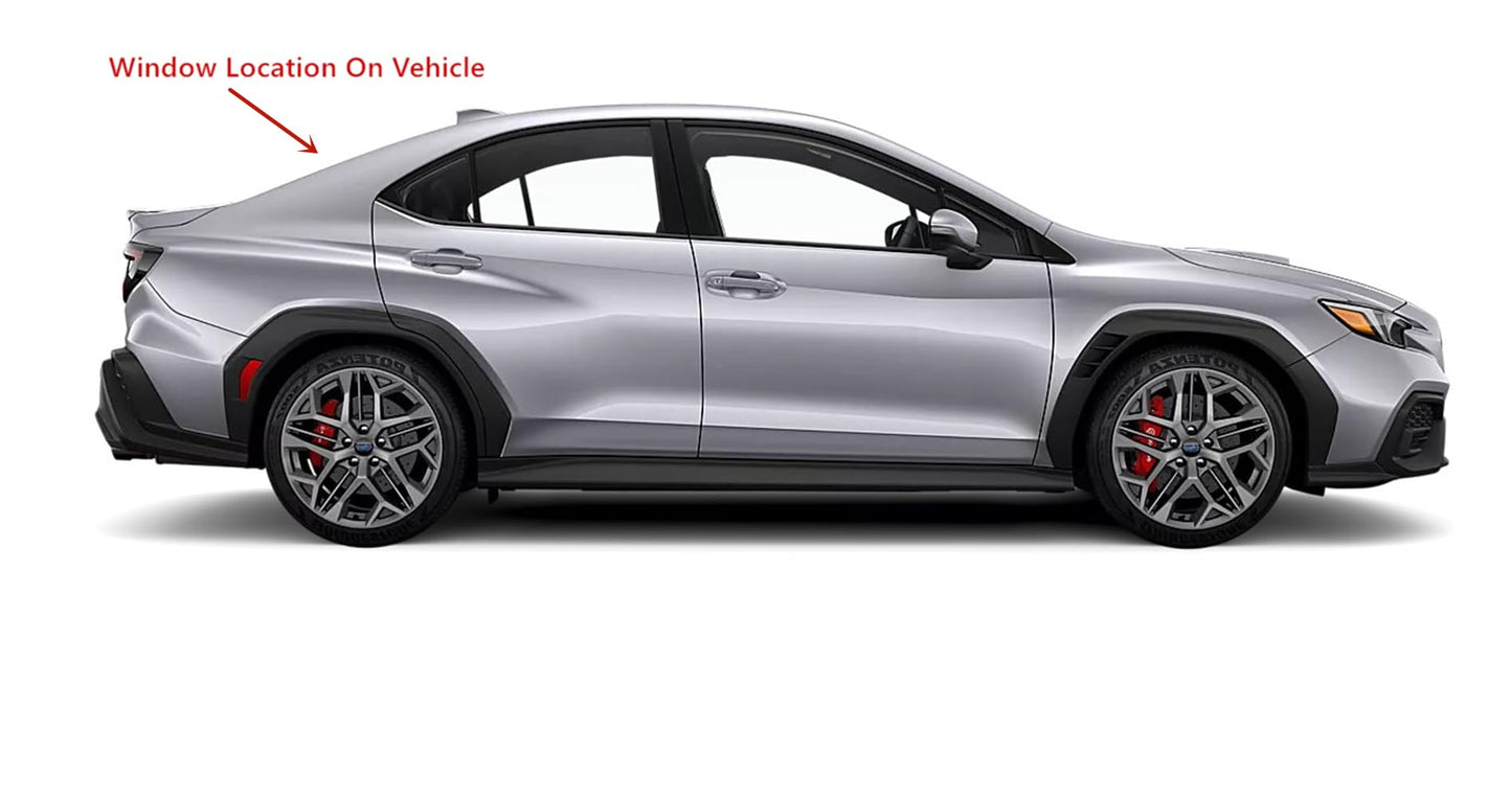 Heated Rear Tailgate Liftgate Back Window Back Glass Compatible with Subaru WRX 2022-2025 Models