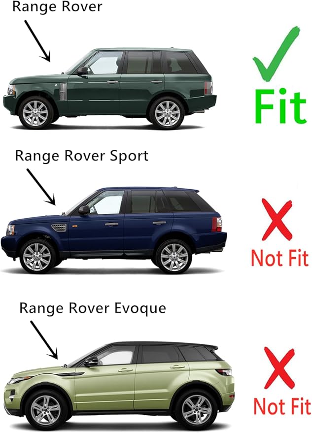 Driver Left Side Front Door Window Door Glass Laminated Compatible with Land Rover Range Rover 2006-2007 Models