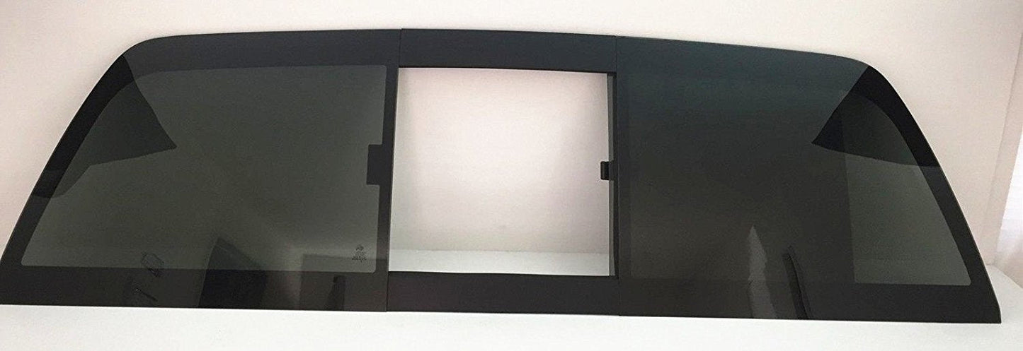 Sliding Back Window Glass Manual Back Slider Compatible with Toyota Tundra Pickup 2007-2021 Models