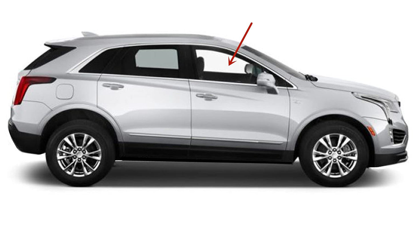 Laminated Passenger Right Side Front Door Window Door Glass Compatible with Cadillac XT5 2017-2025 Models