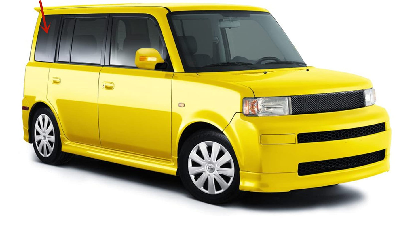 Passenger Right Side Rear Quarter Glass Quarter Window W/Antenna Style Compatible with Scion XB 4 Door Hatchback 2004-2007 Models