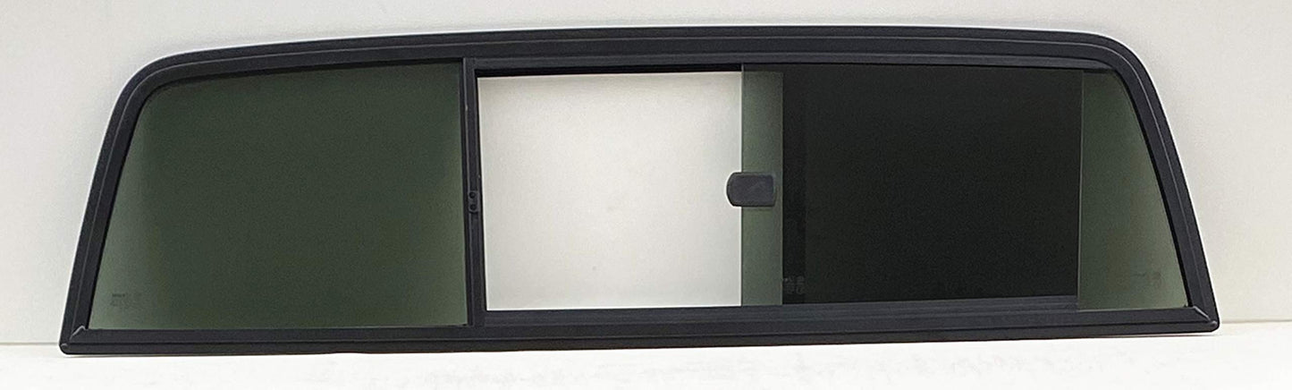 3 Panel Rear Sliding Window Back Slider Glass Compatible with Toyota Tacoma Pickup 1995-2004 Models