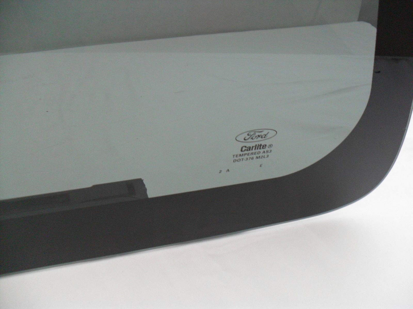 OE W/ Logo Sliding Window Back Glass Manual Back Slider Compatible with Ford F-Series (F250 F350 F450 F550) 2008-2016 Models / F-Series (F650 F750) 2008-2022 Models Pickup