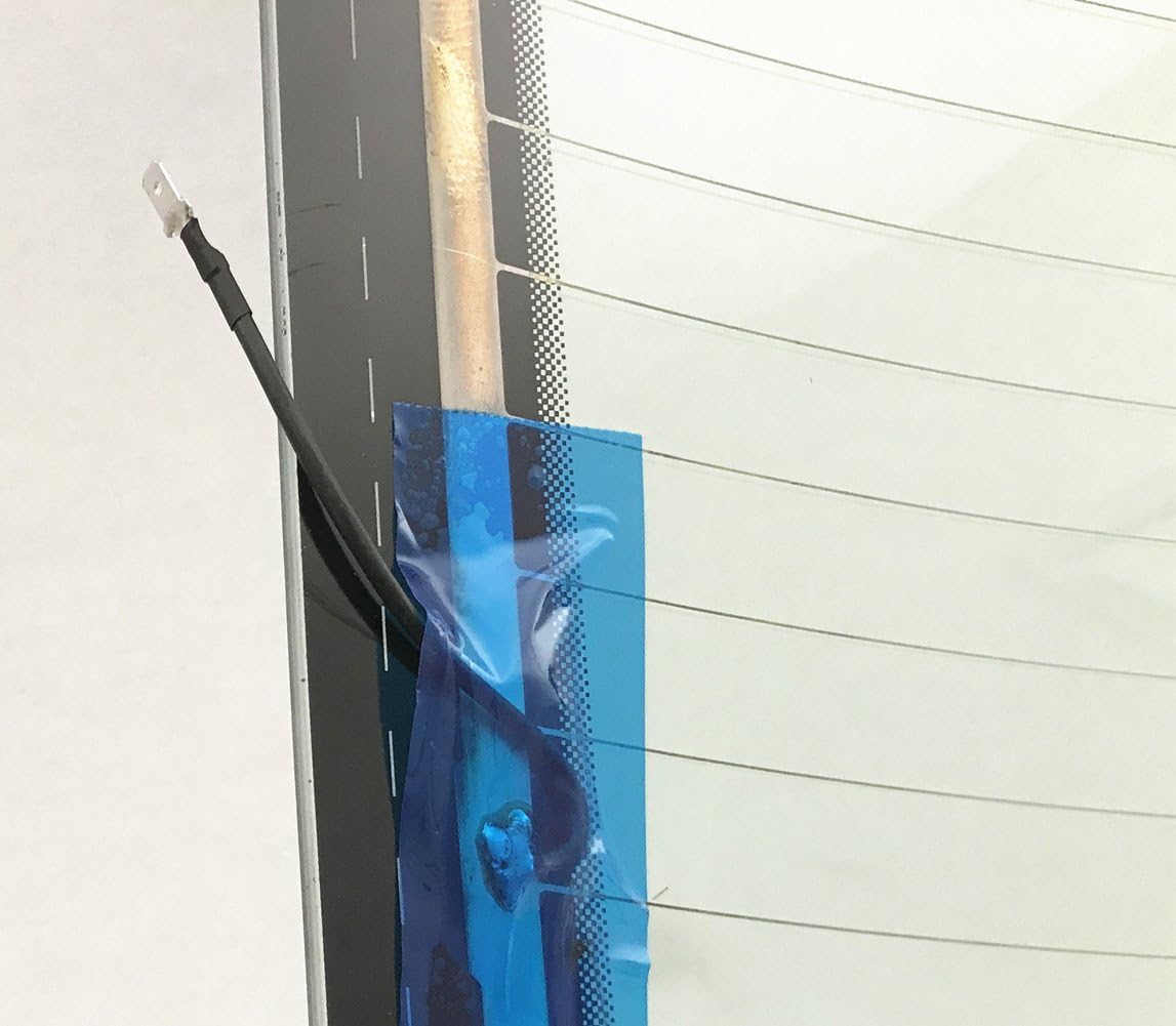 Heated Back Window Back Glass Compatible with Volkswagen Jetta / GLI 4 Door Sedan 2006-2010 Models