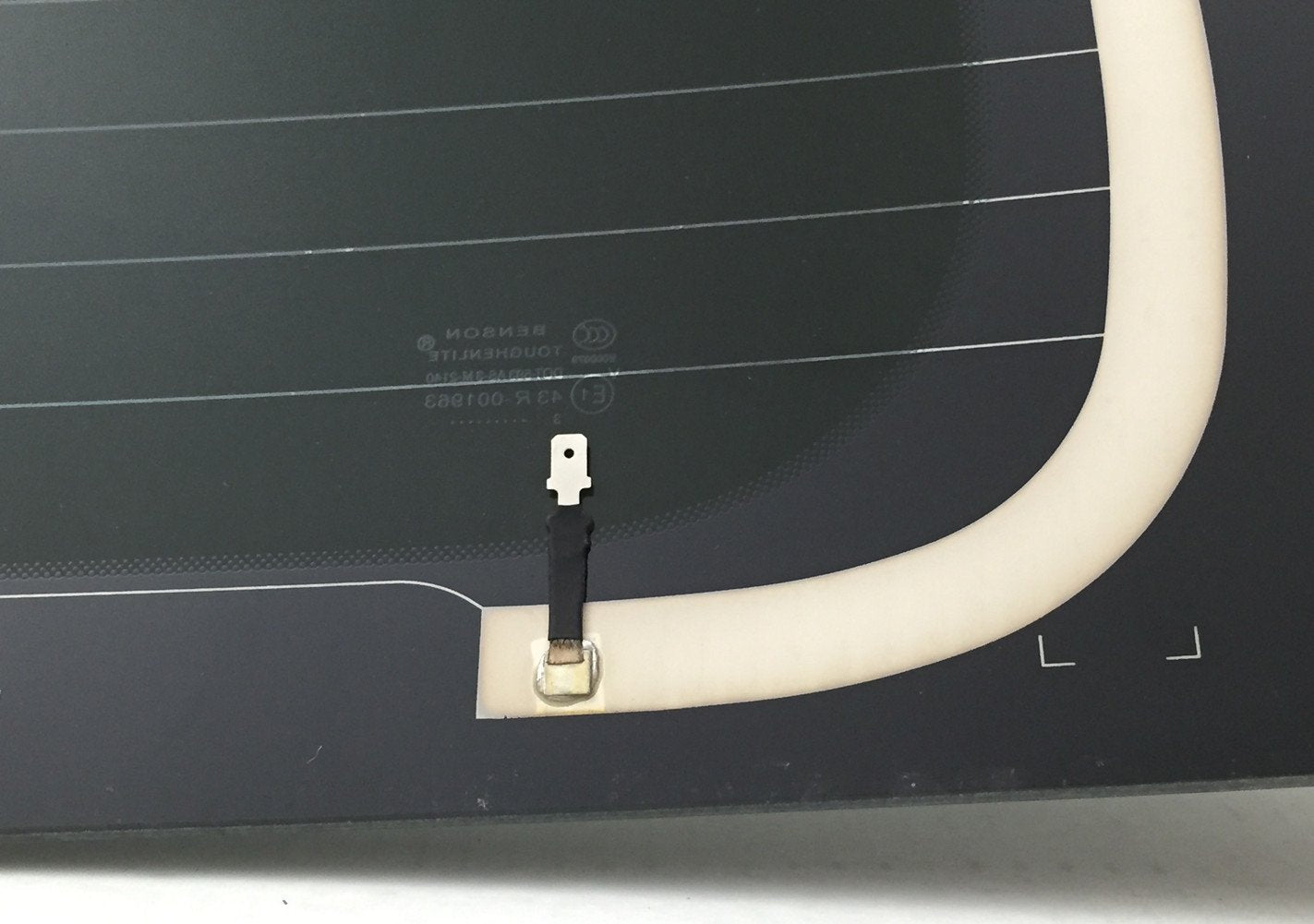 Heated Back Tailgate Window Back Glass Stationary Compatible with Kia Soul 4 Door Hatchback 2010-2013 Models