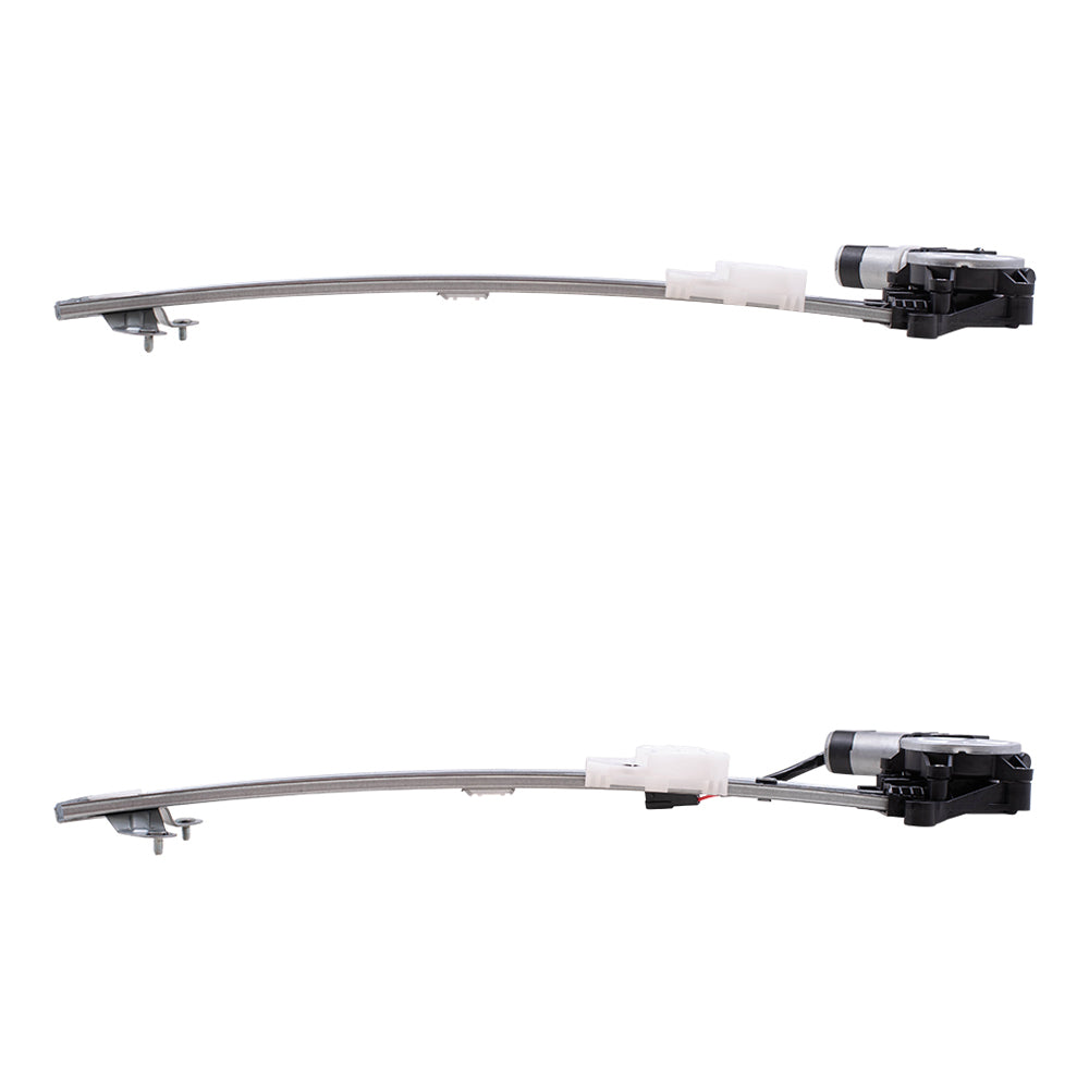 Front and Rear Passenger Side Power Window Regulators with Motor-2 Pin Connector Compatible with 2017-2020 CR-V LX & 2020 CR-V Hybrid LX