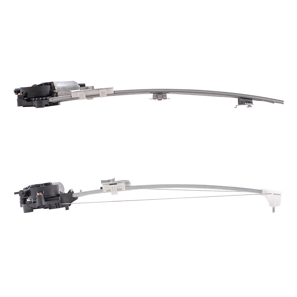 Front & Rear Driver And Passenger Side Power Window Regulator with Motor 4 Piece Set Compatible With 2016-2021 Honda Civic Sedan North America Built 2019-2022 Honda Insight