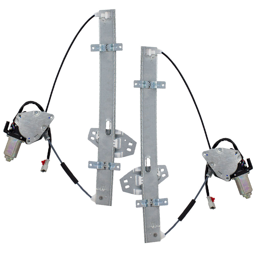 Driver and Passenger Front Power Window Lift Regulators & Motors Assemblies Compatible with 98-02 Accord 72250S84A03 72210S84A03