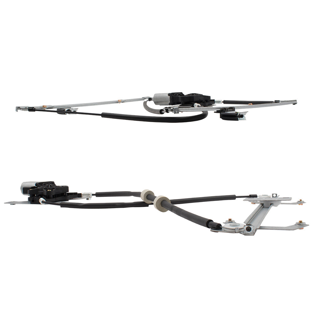 Front & Rear Driver Left Passenger Right Power Window Regulator With Motor 4 Piece Set Compatible With 2002-2018 Mercedes-Benz G-Class W463