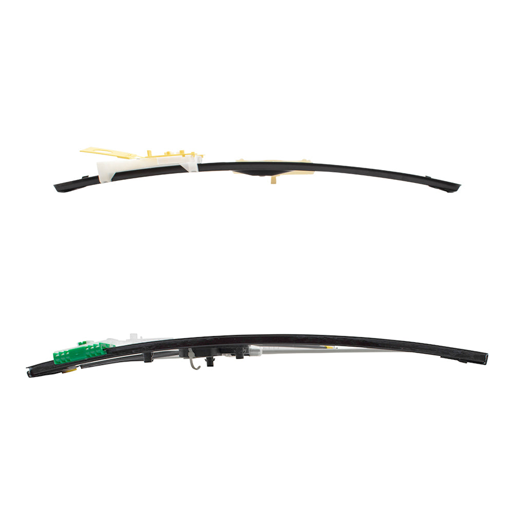 Driver Side Front and Rear Power Window Regulators Without Motor Compatible with 2006-2013 A3 & 2006-2013 A3 Quattro