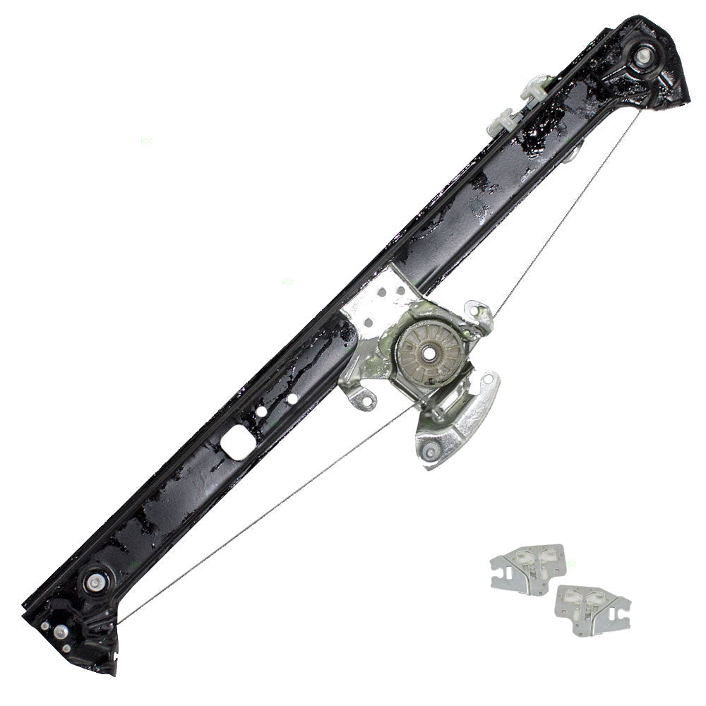 Drivers Rear Power Window Lift Regulator & Repair Guide Clips Compatible with 2000-2006 X5 51357125059 51337020659