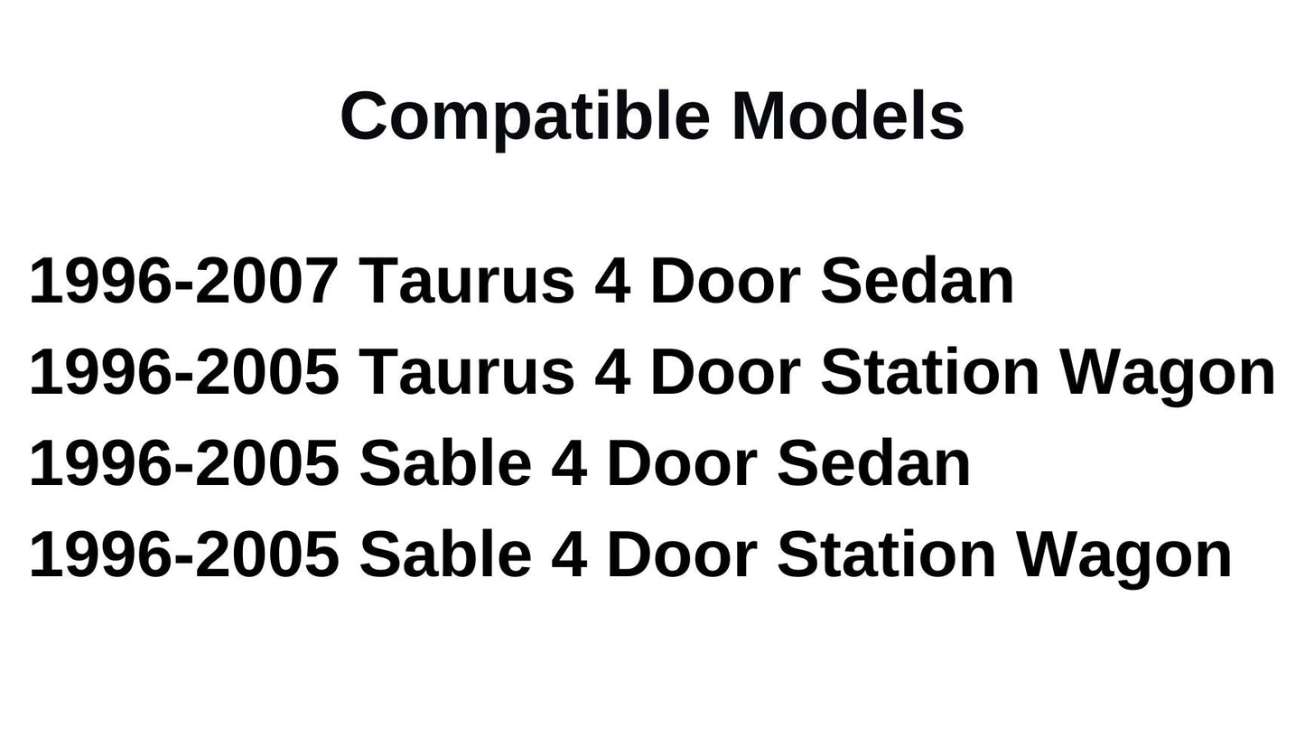 Passenger Right Side Front Door Window Door Glass Compatible with Ford Taurus 1996-2007/Mercury Sable 1996-2005 Models