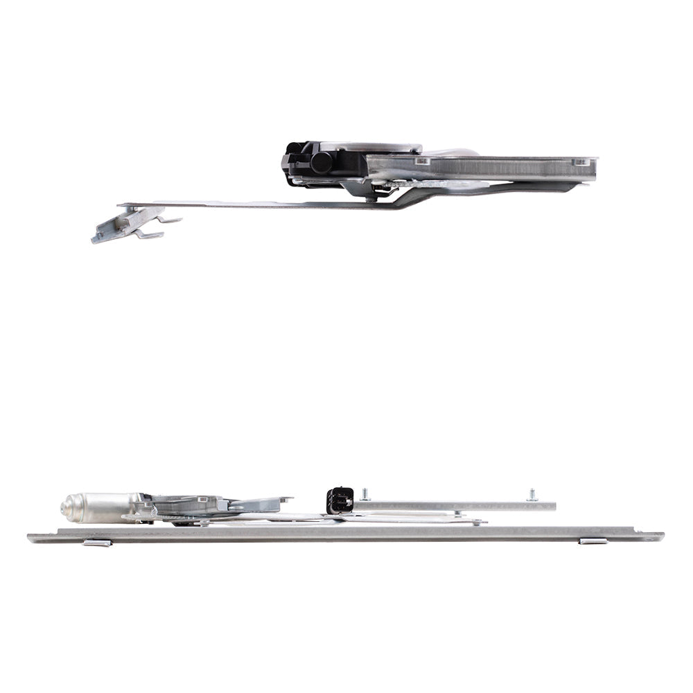 Front & Rear Driver Side Power Window Regulators W/Motor Set Compatible with 2008-2011 Lancer Built to 2/11 08-11 Lancer Evolution Built to 2/11 09-11 Lancer Sportback Built to 2/11