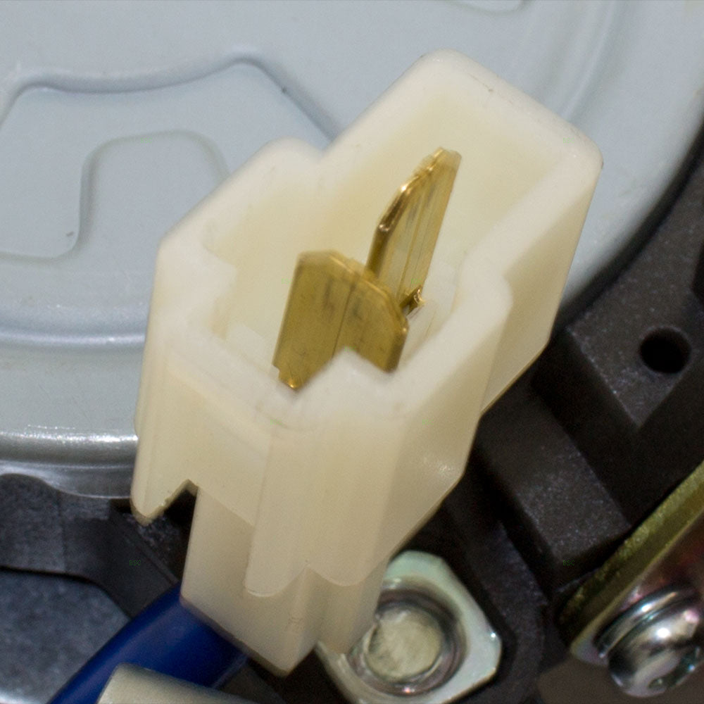 Passengers Rear Power Window Lift Regulator with Motor Assembly Compatible with 97-01 Mirage MR200612