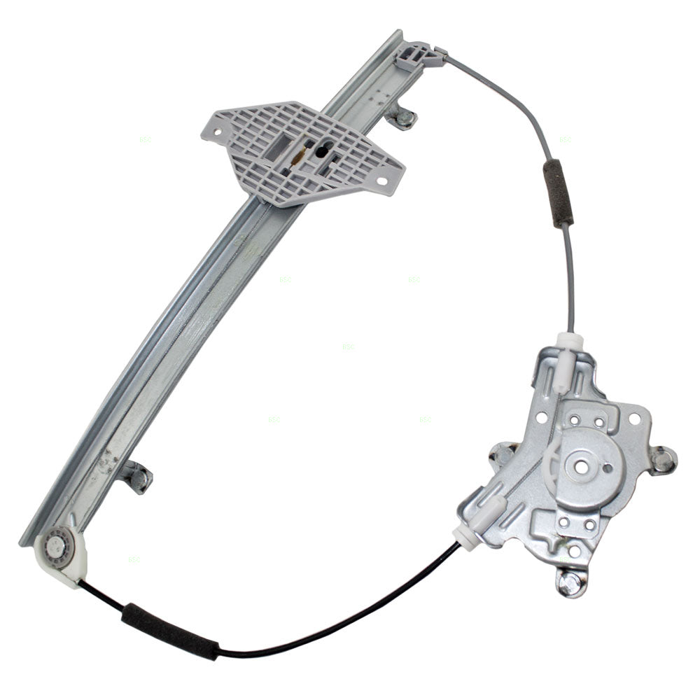 Drivers Front Power Window Regulator Compatible with 2000-2005 Accent Hatchback 82404-25210