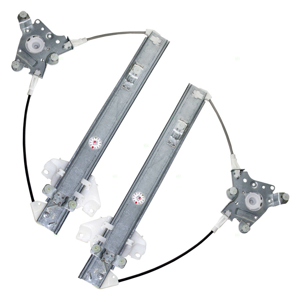 Set of Rear Power Window Lift Regulators for 96 97 98 99 00 Hyundai Elantra