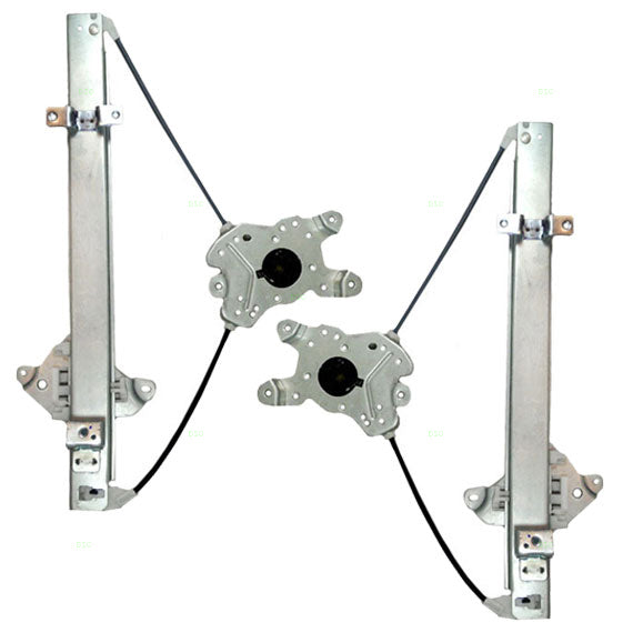 Driver and Passenger Rear Power Window Lift Regulators Compatible with 02-07 Lancer MR991337 MR991330