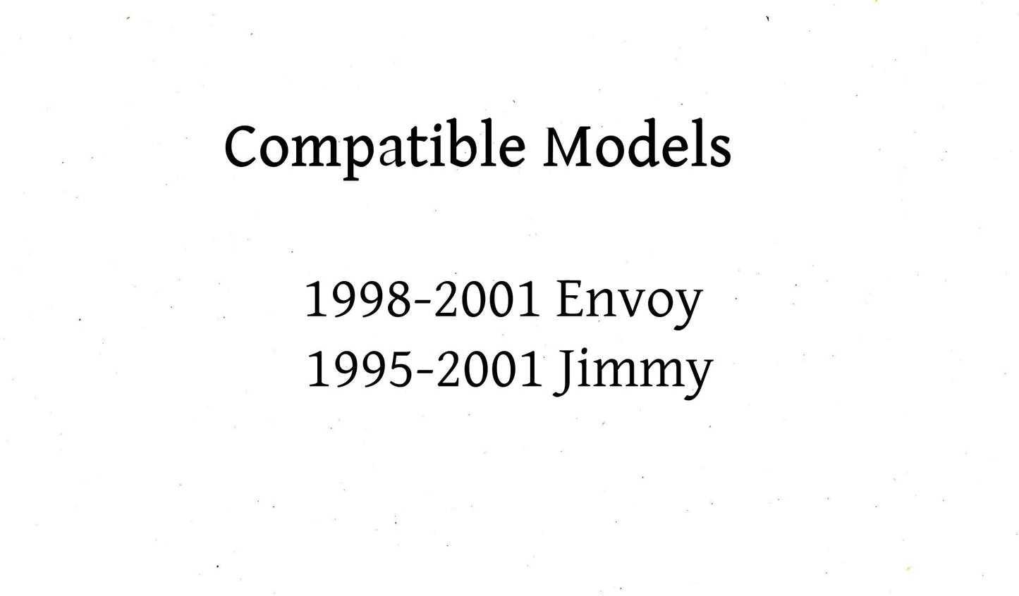 Driver Left Side Rear Vent Window Vent Glass Compatible with GMC Envoy 1998-2001 4 Door Models/GMC Jimmy 1995-2001 4 Door Models