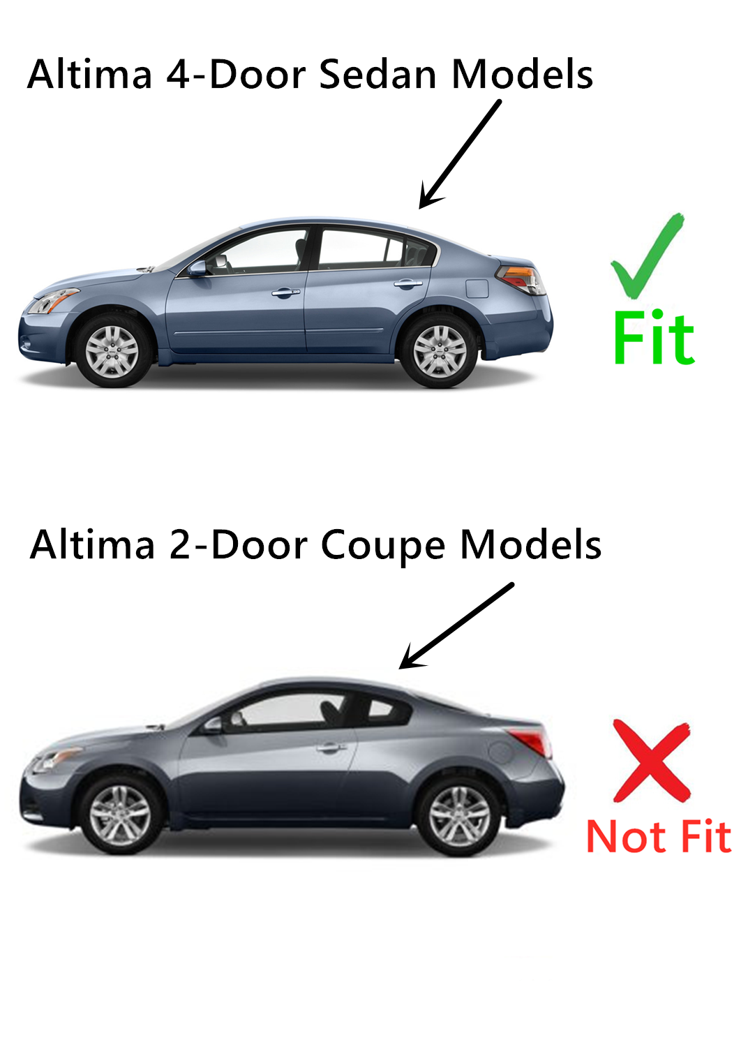 Heated Back Window Back Glass Compatible with Nissan Altima 4 Door Sedan 2007-2012