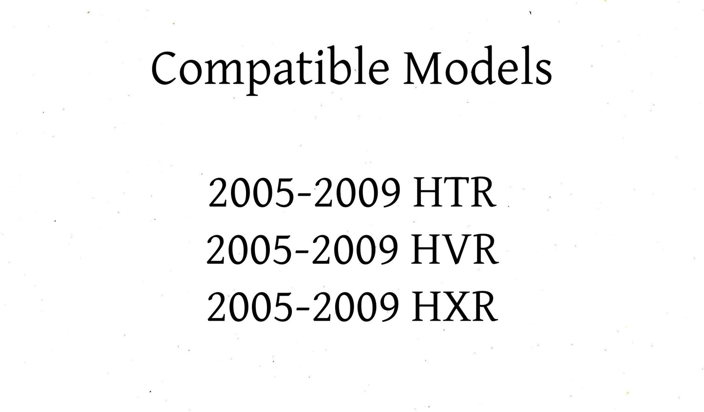 Stationary Back Window Back Glass Compatible with Isuzu HTR/HVR/HXR 2005-2009 Models
