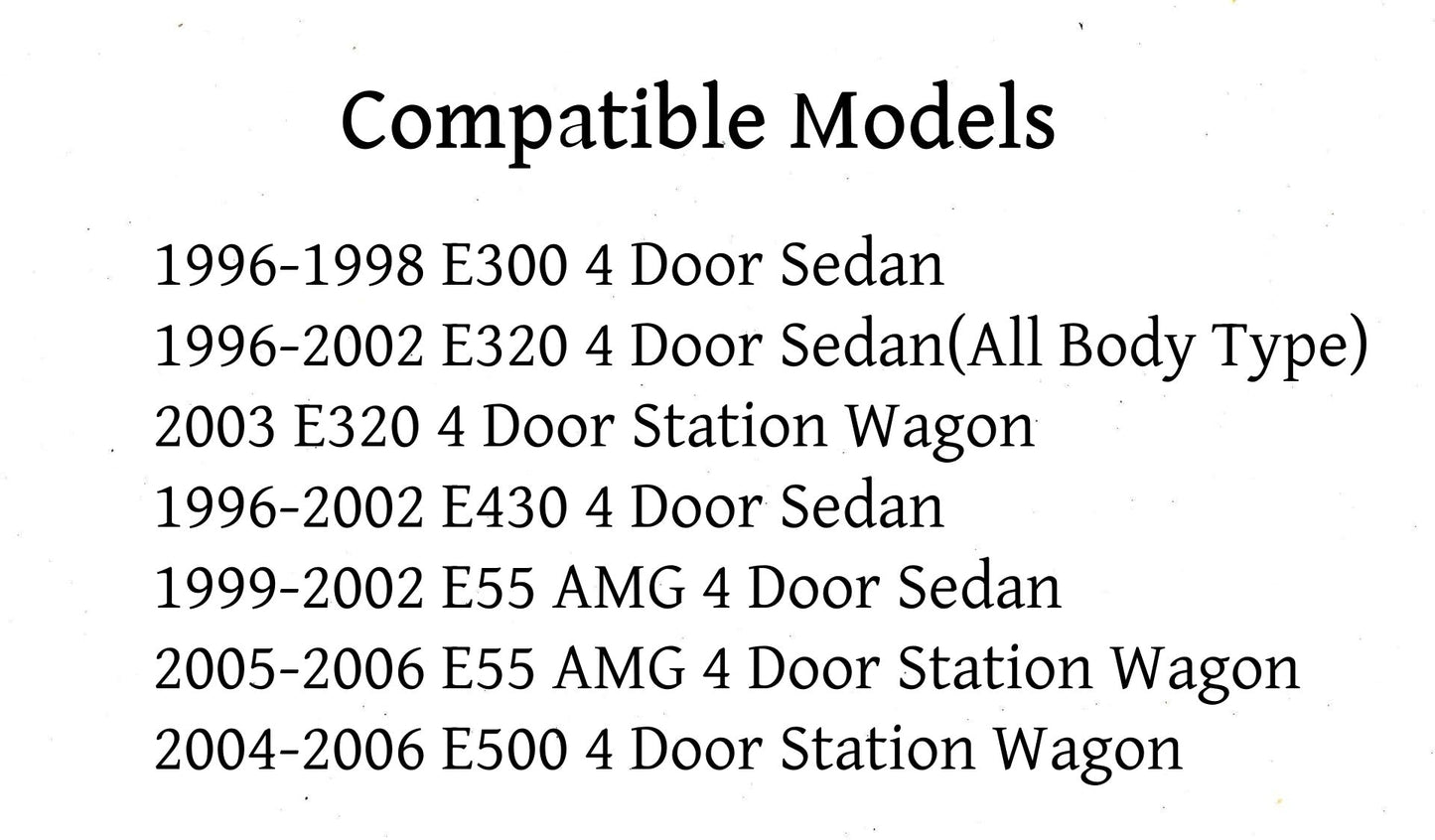 Passenger Right Side Front Door Window Door Glass Compatible with Mercedes Benz E300 E320 E420 E55AMG E500 Models