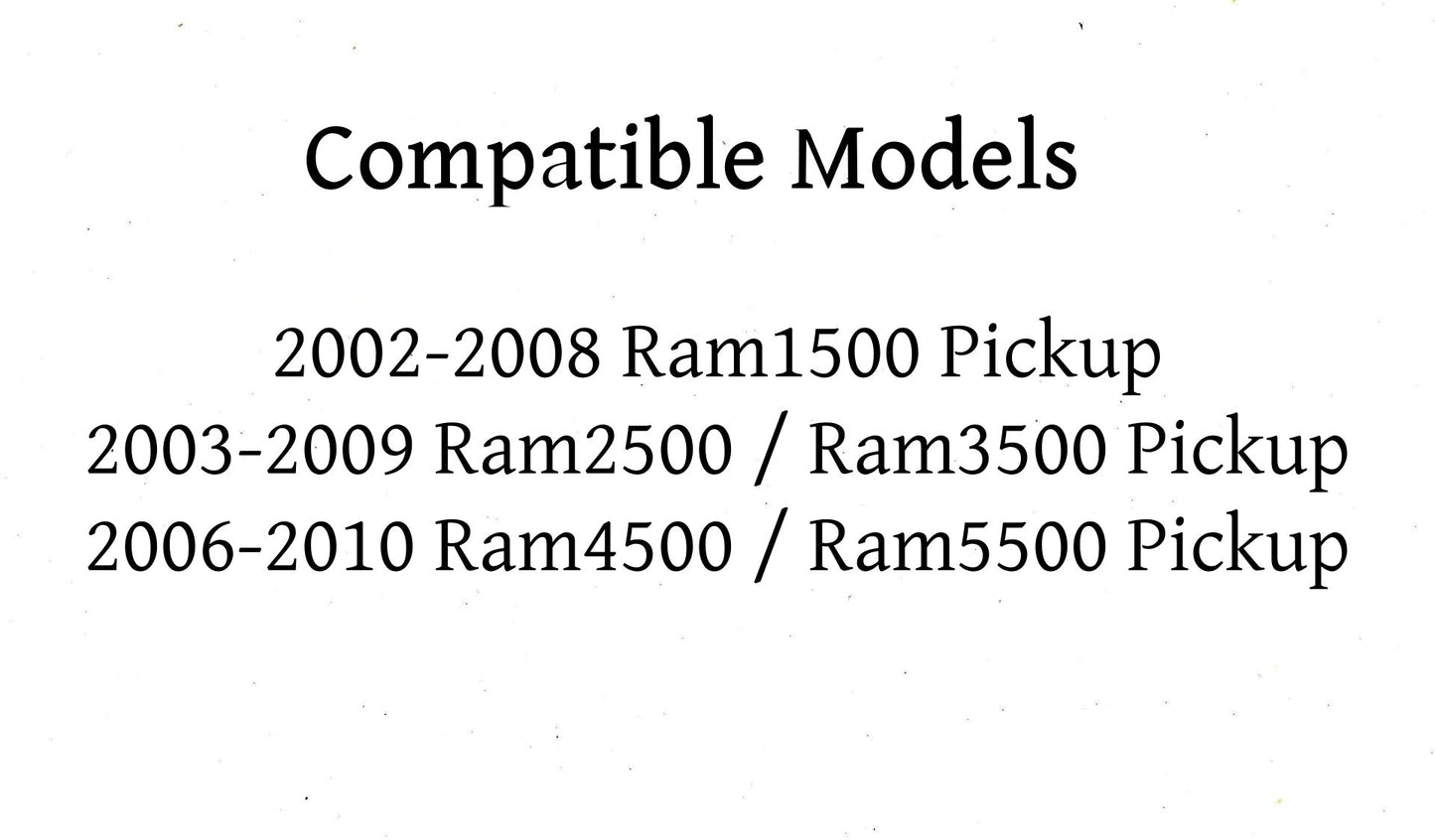 Flush Fit Back Manual Slider Window Back Glass Compatible with Dodge Ram Pickup 2002-2008 1500 Models / 2003-2009 2500 3500 Models / 2008-2010 4500 5500 Models