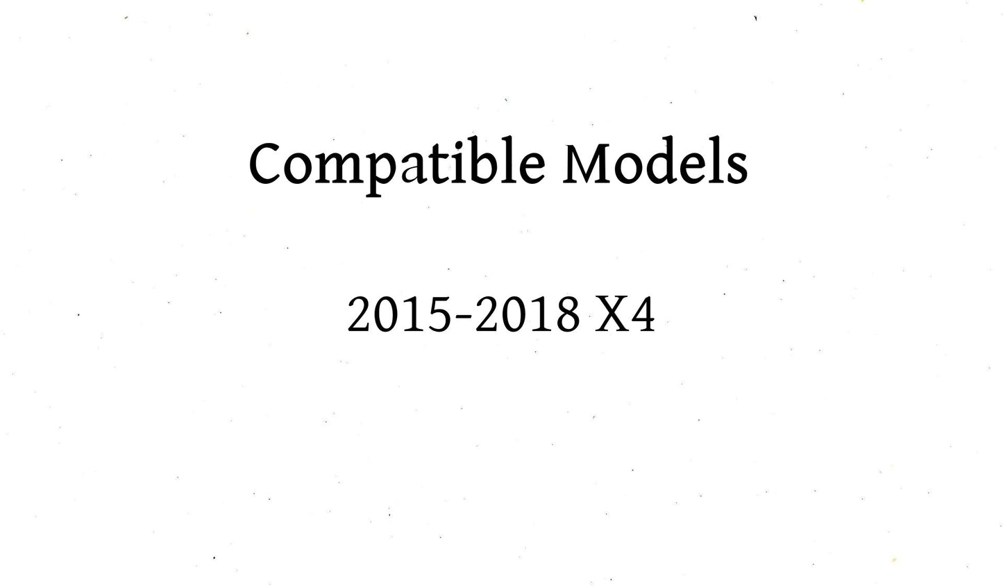 Tempered Driver Left Side Front Door Window Door Glass Compatible with BMW X4 2015-2018 Models