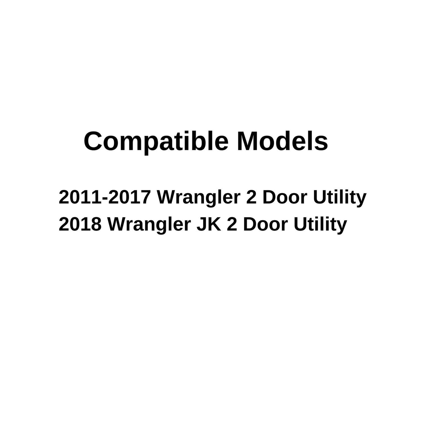 OE Heated Back Tailgate Window Back Glass Compatible with Jeep Wrangler 2011-2017 Models/Wrangler JK 2018 Models