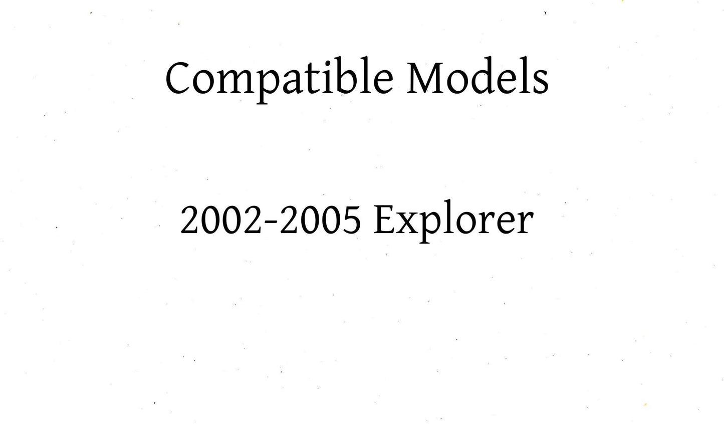 Back Hatch Panel Tailgate Glass Panel Compatible with Ford Explorer 2002-2005 Models